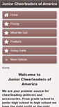 Mobile Screenshot of juniorcheerleadersofamerica.com